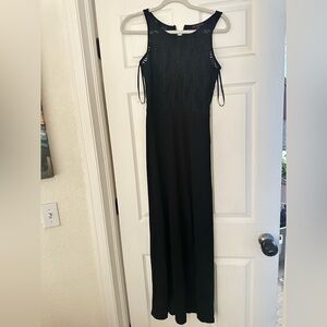 Material Girl Black Maxi Dress